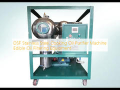 DSF Stainless Steel Cooking Oil Purifier Machine Edible Oil Filtering Equipment