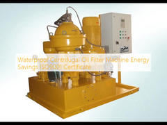 Waterproof Centrifugal Oil Filter Machine Energy Savings ISO9001 Certificate