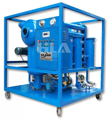Transformer Oil Purifier Machine With 50KW Power 220V Voltage 0.04MPa Working Pressure