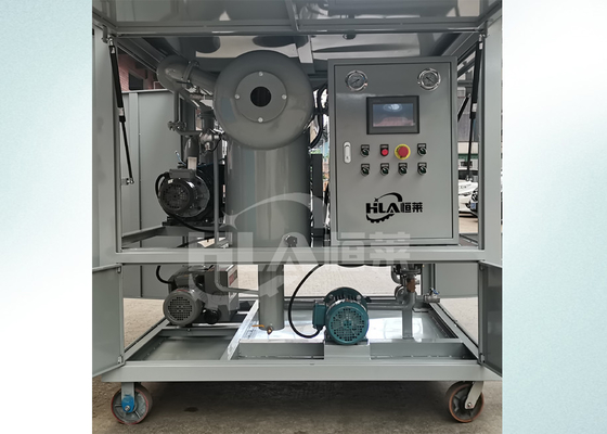 Water Content ≤3μm Removal Transformer Oil Purifier with Optional Flowmeter