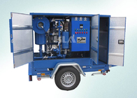 Low Operating Cost Transformer Mobile Oil Purifier With Siemens PLC Auto Control System