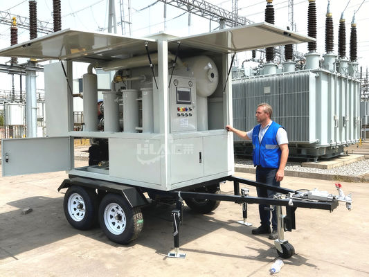 ≤0.4 Mpa Mobile Oil Purifier for Heavy Duty Temperature Range 20-80C Automatic Manual Operation Mode