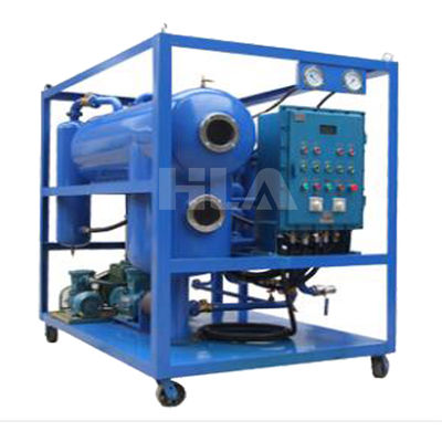 Compact and Durable Equipment of Mobile Oil Purifier ≤0.4 Mpa Vacuum Level -0.06～-0.099 Mpa