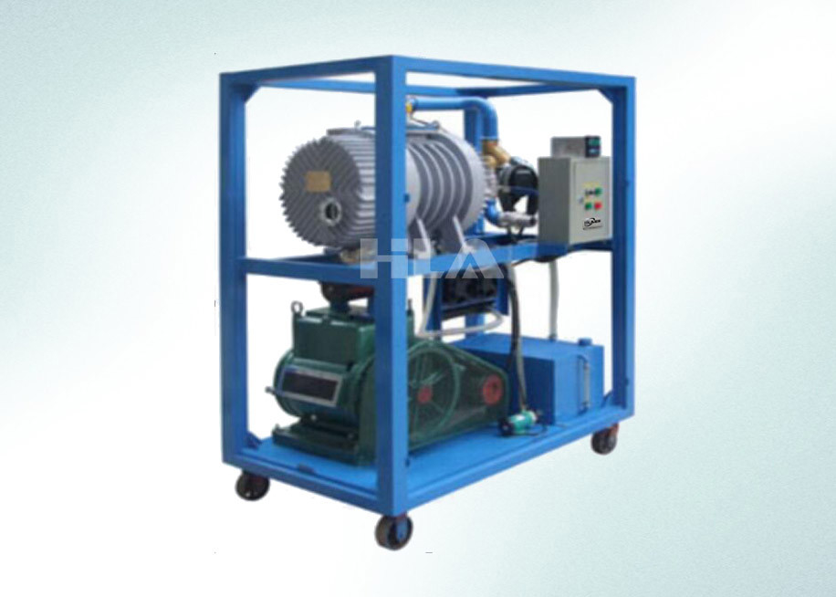 Roots Pump Rotary Piston Industrial Vacuum Unit For Distillation Vacuum Suction