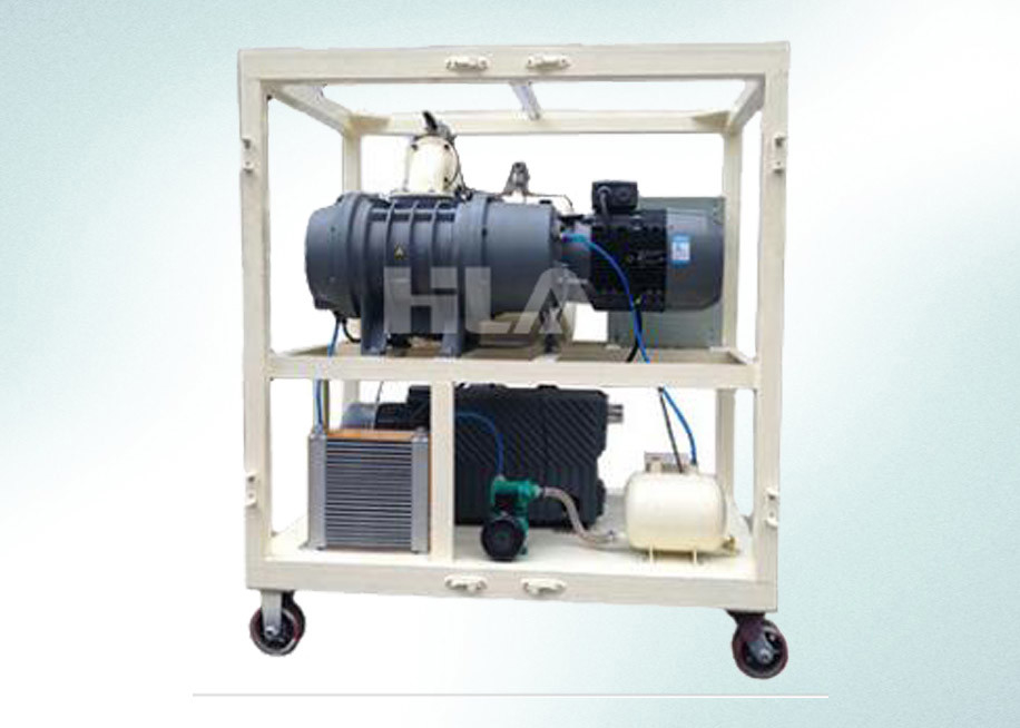Double Stages High Vacuum Pump System Combination For Electrical Equipment Air Dryer
