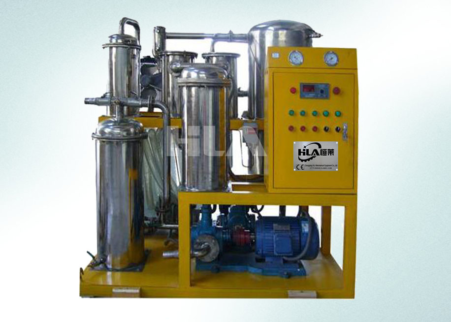 SS304 Vacuum Oil Filter Machine Appropriative Oil Purifier / Oil Water Separator