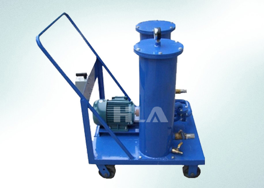 Easy Handling Used Oil Portable Oil Purifier Machine With Two Stages Filtering
