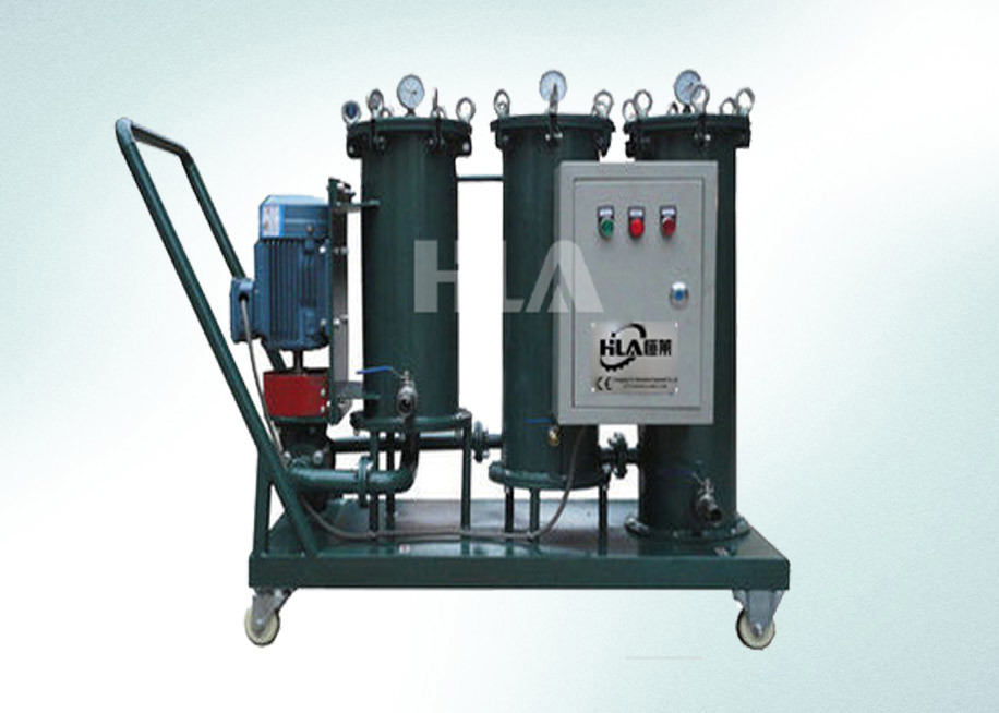 Hydraulic Lubricant Oil Portable Oil Purifier Machine Solid Liquid Separation