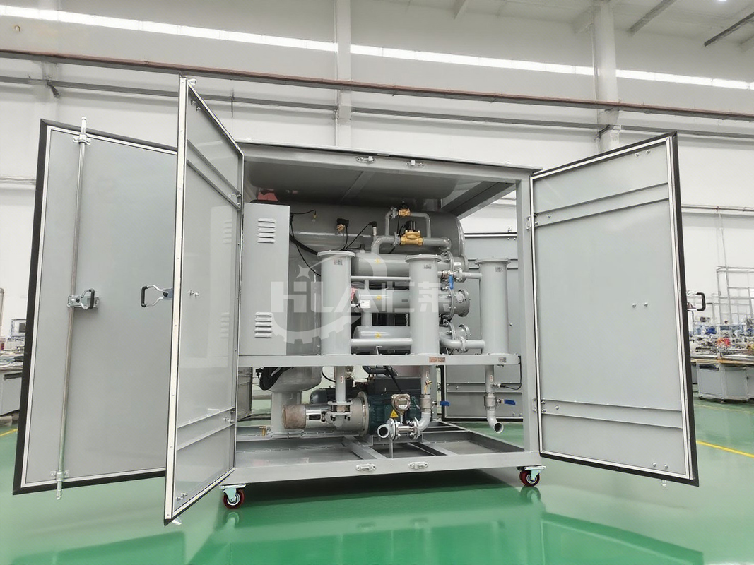 Transformer Oil Filtration Machine Flow 1800 L/h-18000L/h Ultimate Vacuum 3-5Pa Optional Flowmeter for Maximum Filtration