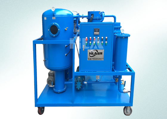 Black Turbine Oil Purification Machine With Interlocked Protective System