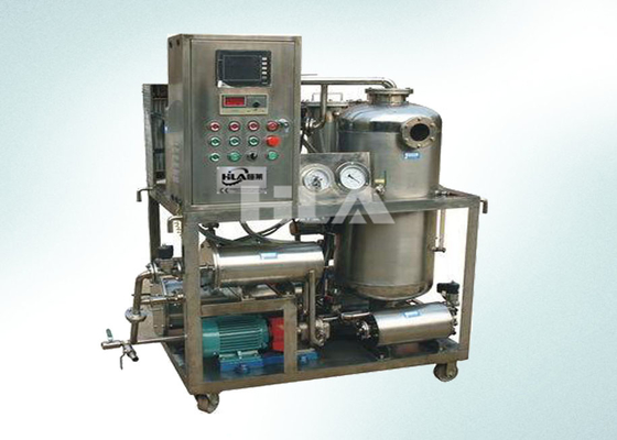 Phosphate Ester Fluids Vacuum Oil Purifier / Stainless Steel Oil Purification Machine