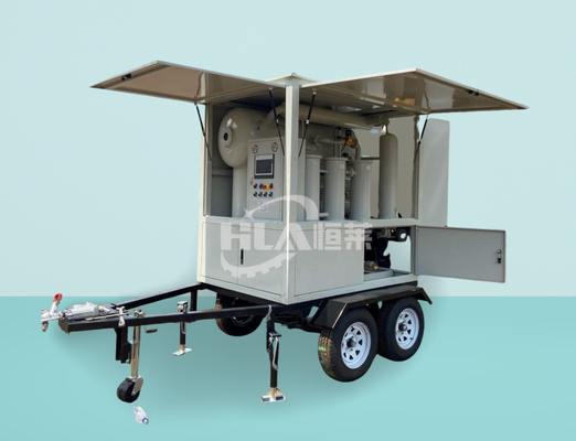 Transformer Oil Purifier Machine with Vacuum Heating Purification Method and Water Content ≤3ppm